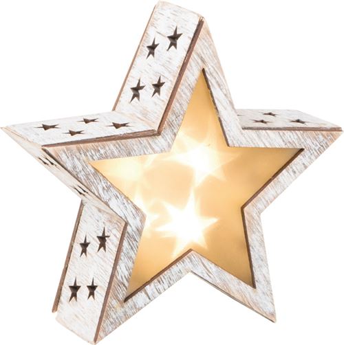 Etoile Lumineuse Shabby Chic, Petit Format.