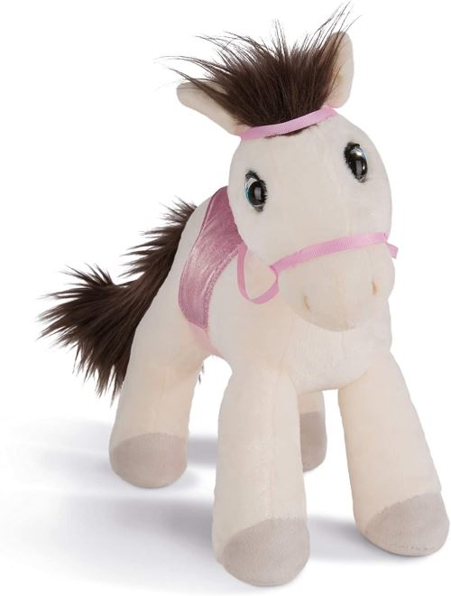 NICI Soulmates 5 Mustang ayeta Peluche, Couleur Marron, Blanc (43211)