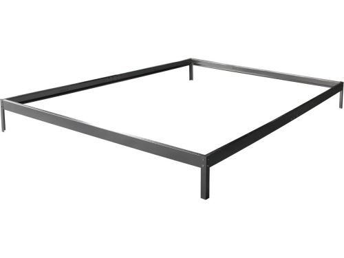 embase pour serre polycarbonate hortensia 4,8m² couleur zinc