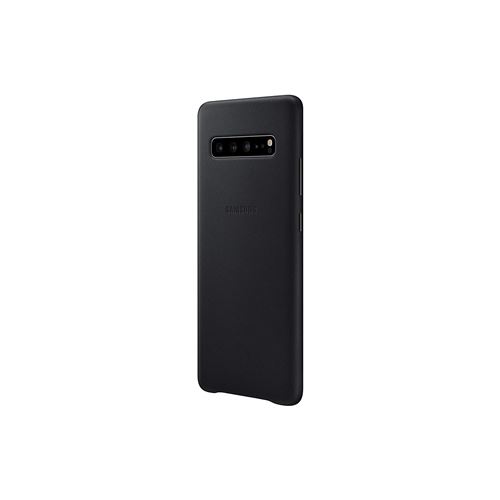 Samsung S10 5G Housse en Cuir véritable Italien Noir