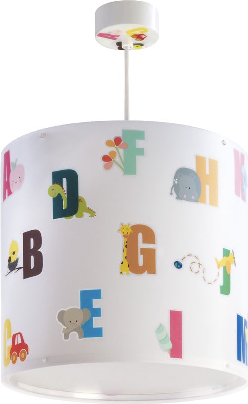 Dalber lampe ABC 26 cm blanc