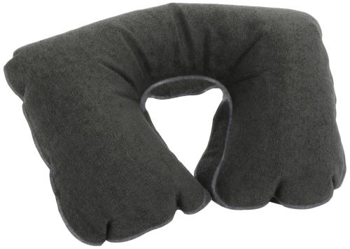 Car Plus Coussin gonflable de peluche de col 35 x 24 cm gris
