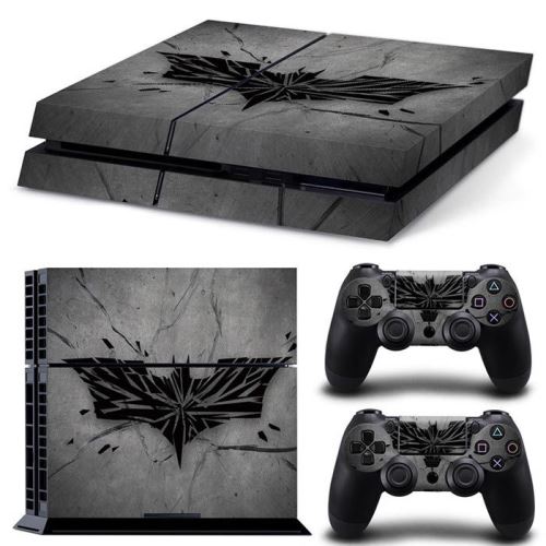 Autocollant Stickers Skin de Protection pour Console et Manette Sony Playstation PS4 - Batman #14