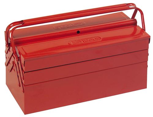 Ks Tools Bois Caisse À Outils Métallique 5 Compartiments - L 530 X L 210 X H 200 Mm