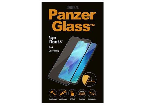 Protecteur d'Écran iPhone XS Max PanzerGlass Edge-to-Edge - Noir