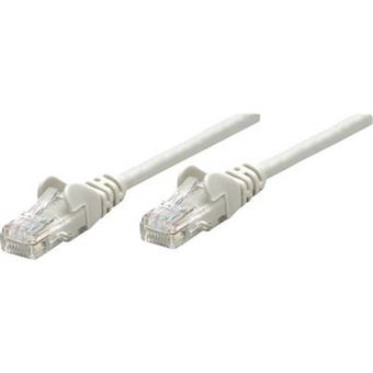 Intellinet Network Patch Cable, Cat6, 2m, Grey, Copper, S/FTP, LSOH / LSZH, PVC, RJ45, Gold Plated Contacts, Snagless, Booted, Lifetime Warranty, Polybag - Cordon de raccordement - RJ-45 (M) pour RJ-45 (M) - 2 m - SFTP, PiMF - CAT 6 - sans halogène, moul - 1