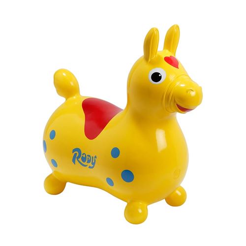 Ballon sauteur - cheval sauteur rody jaune