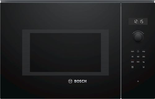 Bosch Serie | 6 BFL554MB0 - Four micro-ondes monofonction - intégrable - 25 litres - 900 Watt - noir