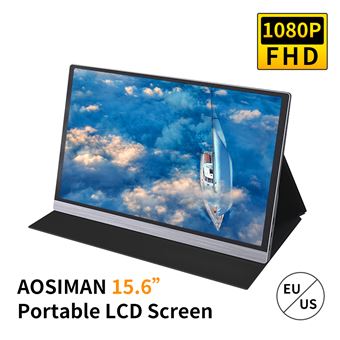 9 10 Sur Ecran Pc Lcd Aosiman Portable 15 6 Pouces 1080p Pour Telephone Portable Ordinateur Portable Ps4 Ecran Pc Achat Prix Fnac
