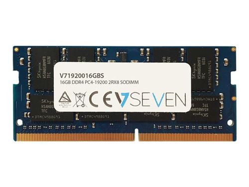 Mémoires V7 16gb Ddr4 Pc4-19200 - 2400mhz So-dimm Module De Mémoire - V71920016gbs