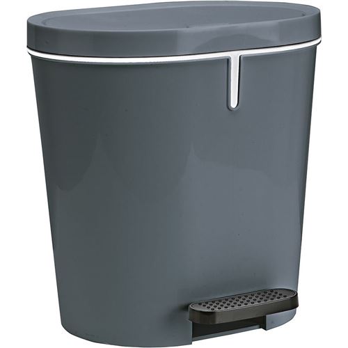 SUNWARE  - Zamora Poubelle &agrave; p&eacute;dale 8L Zamora gris 