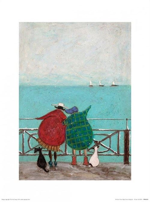Sam Toft reproduction d'art We Saw Three Ships Come Sailing By 30 x 40 cm