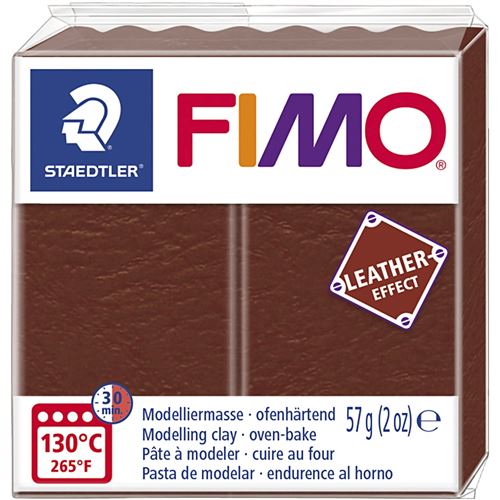 Staedtler Fimo effet d'apprentissage modelage argile à modeler noisette marron