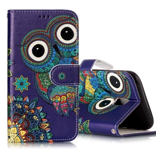 Galaxy J5 (2017) (EU Version) Housse Etui Cuir PU Hiboux ALS51736