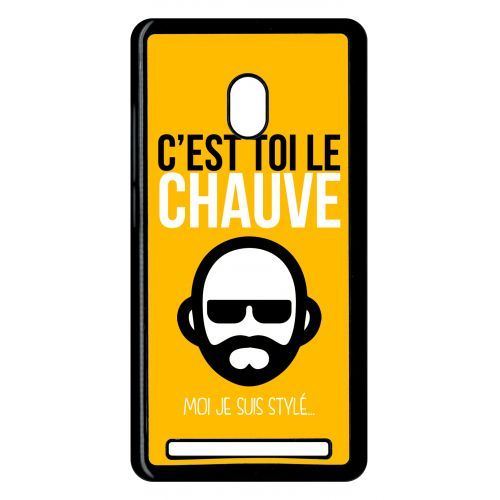 Coque asus zenfone 6 c est toi le chauve moi je suis styl 5