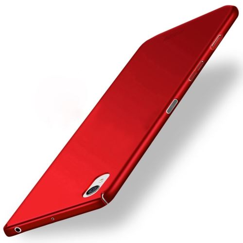 Xperia X Coque Protection Plastique Rouge Effet givré ALS49769