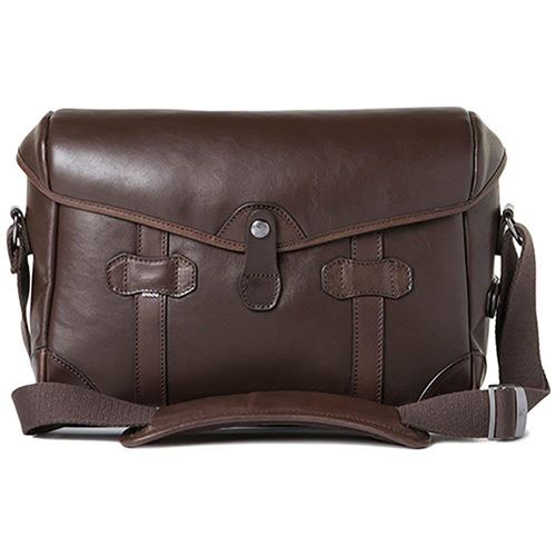 Sac Messager Barber Shop Pageboy Cuir Marron Foncé S