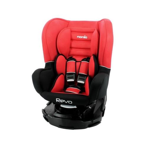 NANIA Siege auto pivotant 360° Revo luxe Groupe 0/1 - Rouge