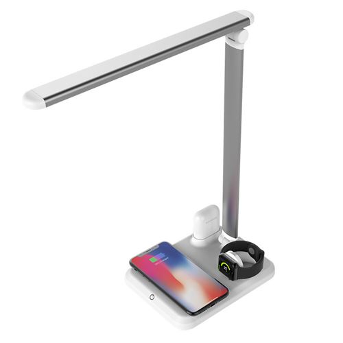 Chevet Lampe A Poser Lampe de Table avec Les Ports USB et sans Fil