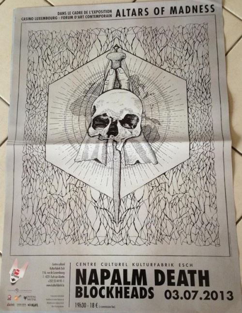 Napalm Death - 60x80 cm - AFFICHE / POSTER