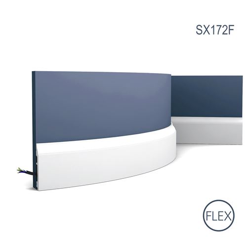 Plinthe Orac Decor SX172F AXXENT Plinthe Moulure flexible Moulure décorative design moderne blanc