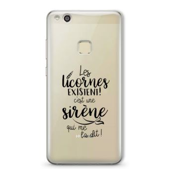 Coque Huawei P10 Lite Les Licornes Existent C Est Une Sirene Qui