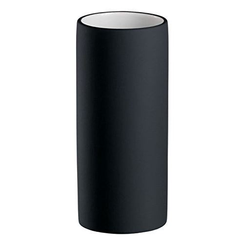Kleine Wolke 5055926852 Pur Gobelet à Dents Porcelaine Noir 40 x 30 x 10 cm