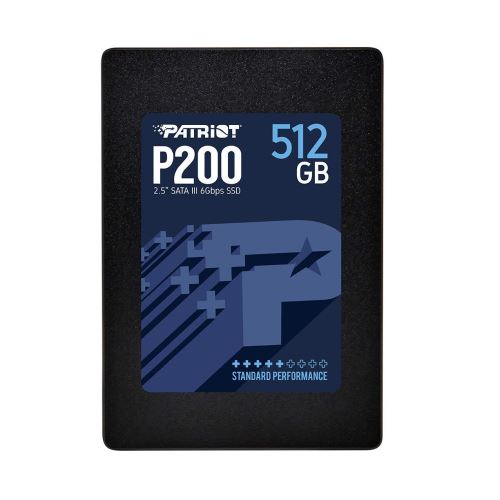 Patriot Memory - P200 - Disque SSD Interne 2.5 SATA III 512 Go avec Une Vitesse de Lecture jusqu'à 530 Mo/s - P200S512G25