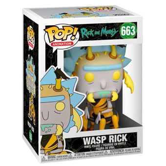 Funko Papa ! Dessins animés : Rick et Morty - Rick la guêpe 9 cm