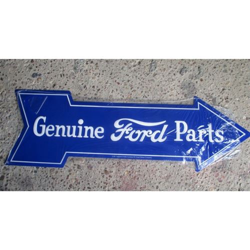 plaque ford fleche bleu grosse déco garage pub diner usa