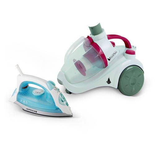 Aspirateur sans sac 700W + Fer à repasser semelle inox
