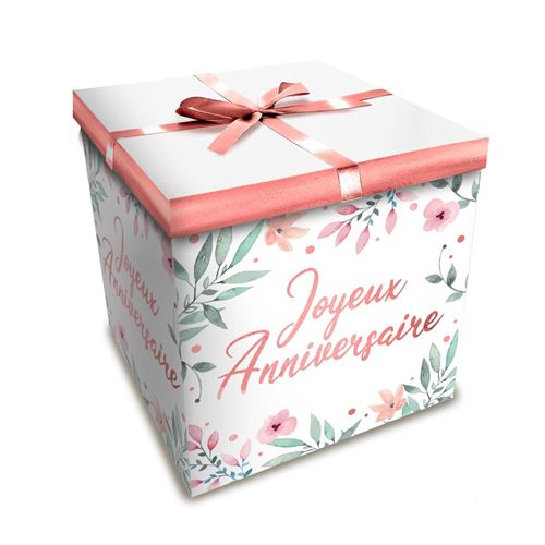 Boite Cadeau Fleur Joyeux Anniversaire xcm Rose Pochette Papier Et Sac Cadeaux Achat Prix Fnac Boite Cadeau Fleur Joyeux Anniversaire xcm Rose Pochette Papier Et Sac Cadeaux Achat Prix Fnac