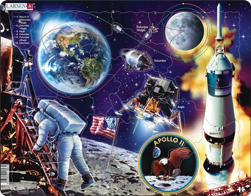 Larsen puzzle MaxiSpace Apollo 11 - 50 pièces