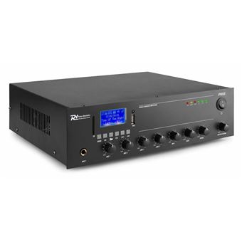 Power Dynamics PPA50 - Amplificateur Mixeur 100V, 50W, Bluetooth, USB/SD avec Télécommande - 1