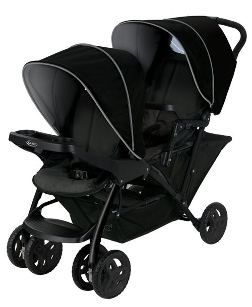 Graco - Poussette Double - Stadium Duo - Noir/Gris - Image 3