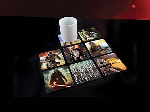 Paladone mug star wars 3d dessous de verre, multicolore