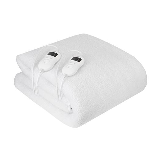 Chauffe-lit électrique 160x180cm 8 température minuteur Lavable 170W Camry CR 7421 170 Blanc