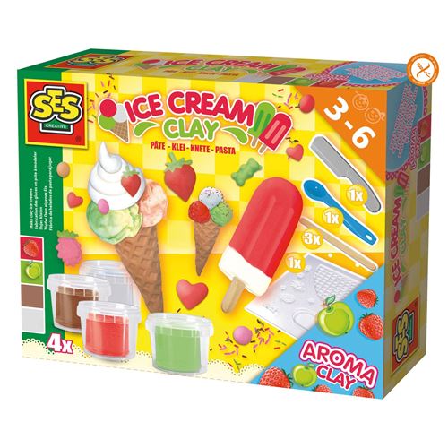 SES CREATIVE Pâte a modeler - Fabrication des glaces