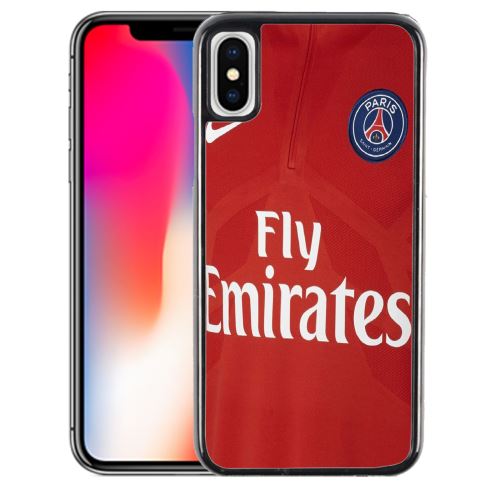 Coque pour iPhone XR maillot rouge psg