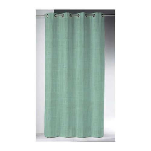 Rideau a oeillets 140x280 cm en Lin lavé - Jade