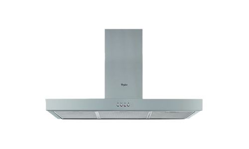 Whirlpool AKR 559/2 IX - Hotte - hotte décorative - largeur : 89.8 cm - profondeur : 45 cm - evacuation & recyclage - acier inoxydable