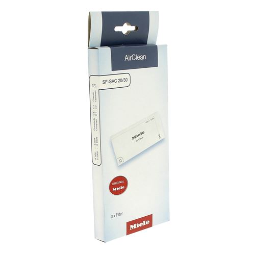 Filtres air clean par 3 pour Aspirateur Miele