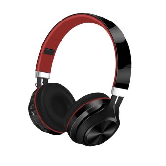 Casque Bluetooth sans fil Hi-Fi stéréo Supra-Aural Coquilles Casque intra-auriculaires whitebla - 1