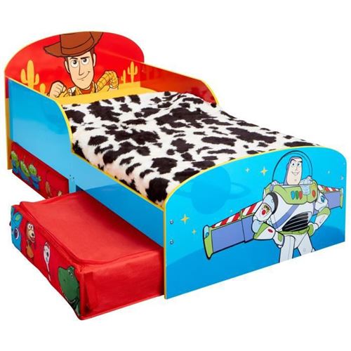 Lit pour enfants avec espace de rangement sous le lit Toy Story Disney
