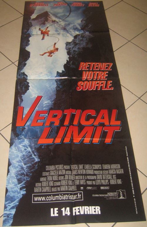 Acheter Vertical Limit AFFICHE CINEMA ORIGINALE État correct - 13,99 € Vertical Limit AFFICHE CINEMA ORIGINALE État correct - N/A reconditionné disponible sur Fnac