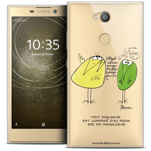 Coque Gel Sony Xperia L2 (5.7 ) Extra Fine Les Shadoks® - Le Dialogue