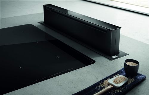 Elica PANDORA-BLK Pandora 90cm Downdraft Extractor Hood in Black