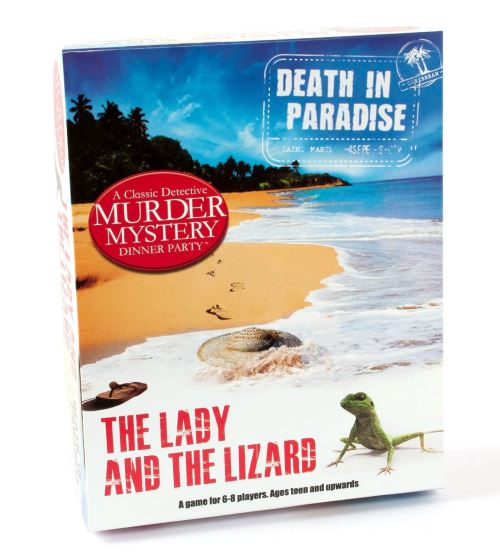 Death In Paradise Murder Mystery Party Game - The Lady and The Lizard Murder Mystery Game (Version Anglaise)