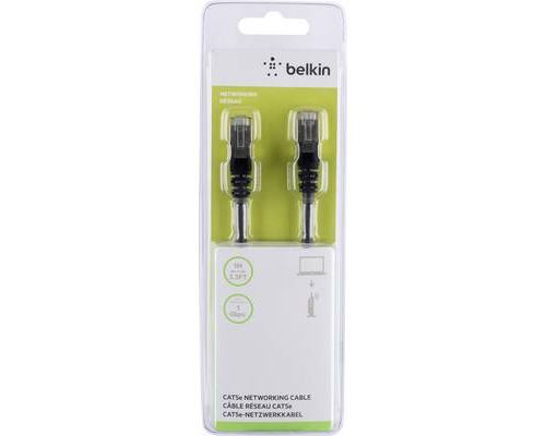 Belkin kabel CAT5e RJ45 datový černý,1m