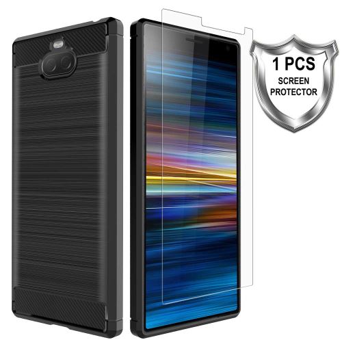 Housse coque pour Sony Xperia 10 avec Verre trempé protection écran